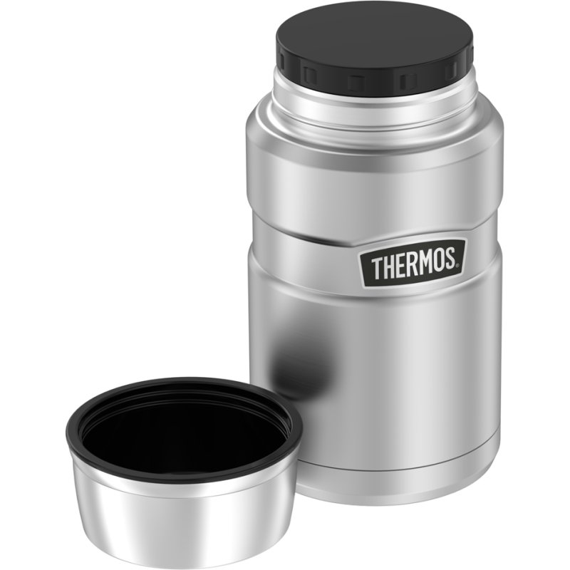 THERMOS récipient alimentaire STAINLESS KING, 0,71 litre, gris glacé