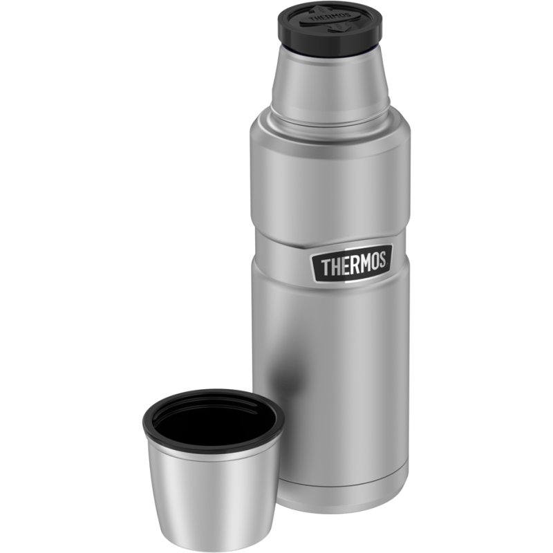 THERMOS bouteille isotherme STAINLESS KING, rouge, 0,47 litre