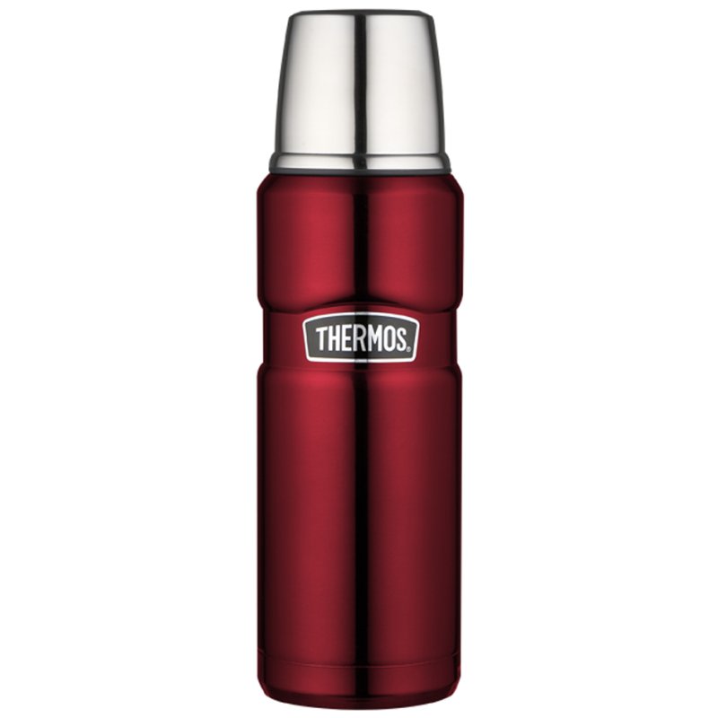 THERMOS bouteille isotherme STAINLESS KING, rouge, 0,47 litre