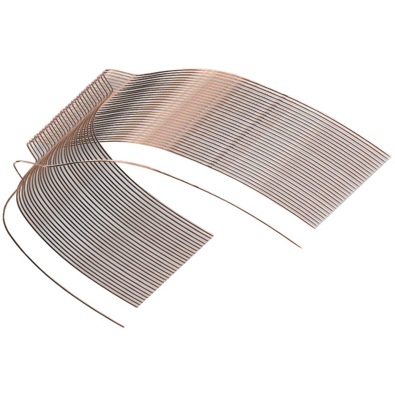 folia koperen draagbeugels voor lantaarns, gebogen, 100 stuks