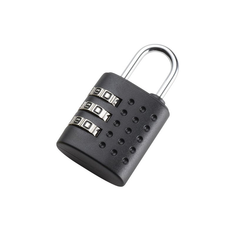 JSA coffre-fort de voyage numérique, combinaison 3 chiffres, noir, 28×13×53 mm