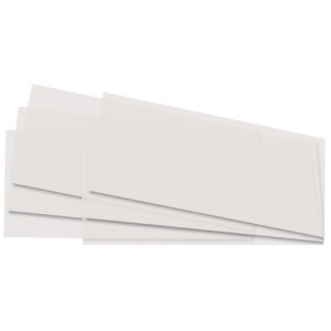 folia transparante knipvellen, wit, 155×370 mm, 25 vel