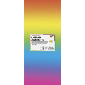 folia regenboog transparante papierstroken, 220 × 510 mm, 115 g/m², 25 vel
