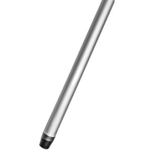 Peggy Perfect metalen bezemsteel, schroefdraad, 140 cm, 25 mm diameter
