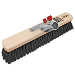 Peggy Perfect bezem premium haarmix, 400 mm, natuurlijk hout