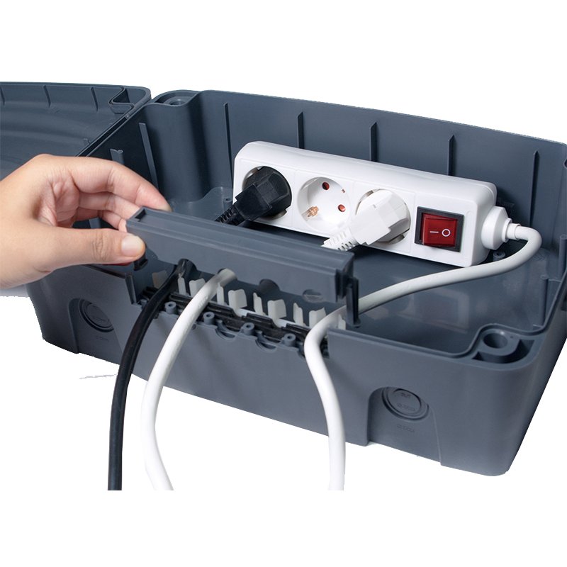 LogiLink boîtier électronique pour usage extérieur, résistant aux intempéries, IP54, vert