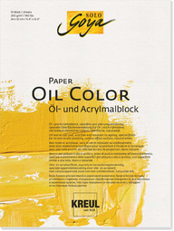 KREUL kunstenaarsblok SOLO Goya Paper Oil Color, 240×320 mm, naturwit, 10 vel