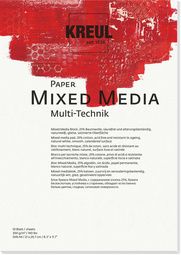 KREUL schetsblok Paper Mixed Media, A4, 300 g/m², 10 vel