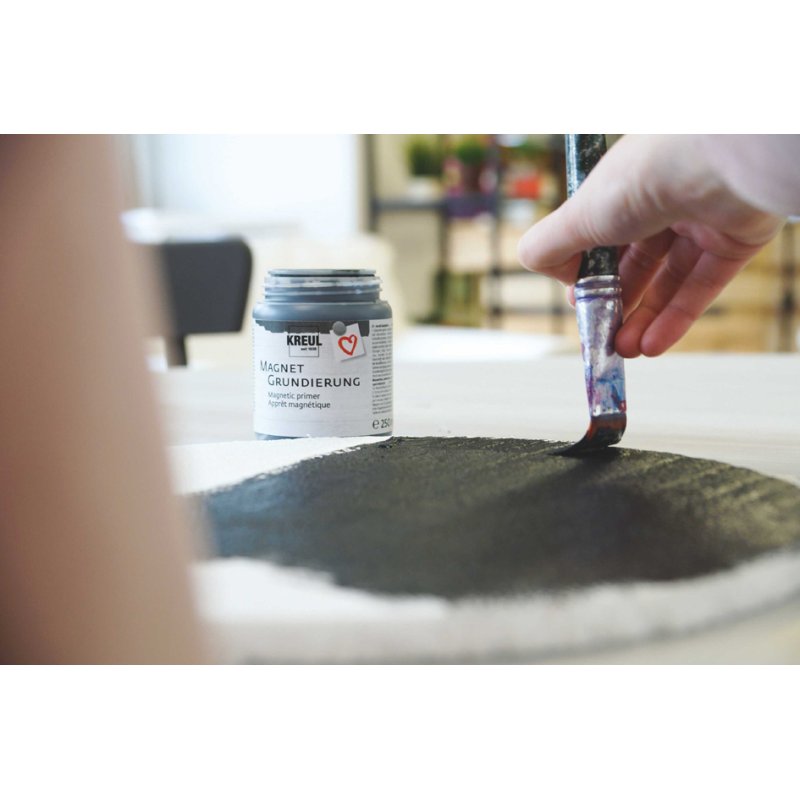 KREUL peinture de base magnétique, noir, 250 ml