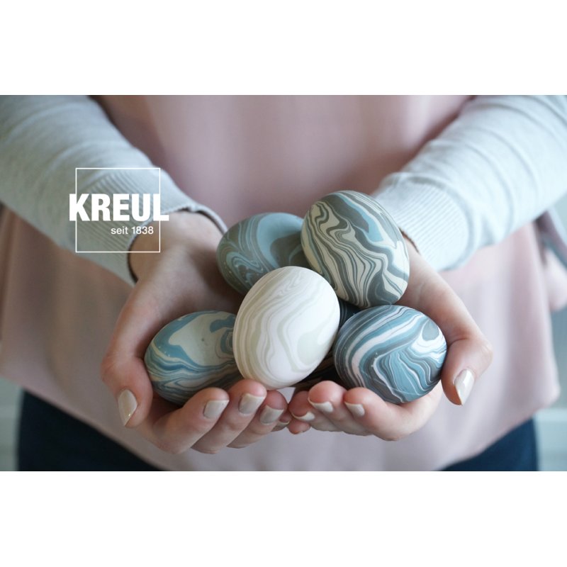 KREUL peinture à craie Magic Marble, effet marbrure, mat, 6 pièces