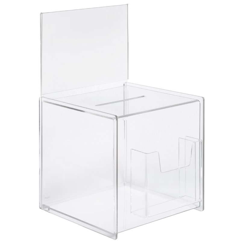 Sigel boîte d'action acrylique, 210×210×360 mm, transparent