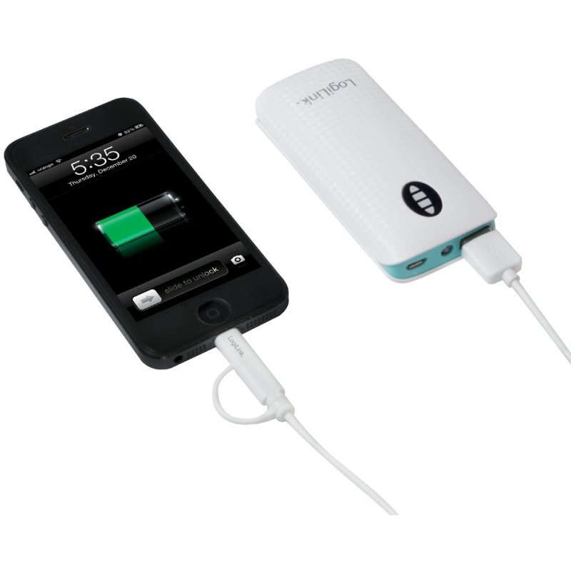 LogiLink câble de données et de charge USB vers Micro USB avec adaptateur Lightning, blanc, 1,0 m
