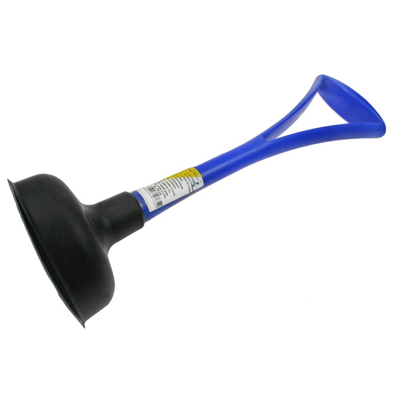 Peggy Perfect bouchon d'évacuation avec cloche élastique, bleu/noir, longueur 430 mm