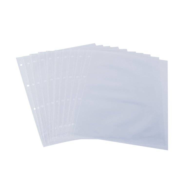 Sigel pochettes de remplacement pour classeurs de menus, A4, transparent, 10 pièces