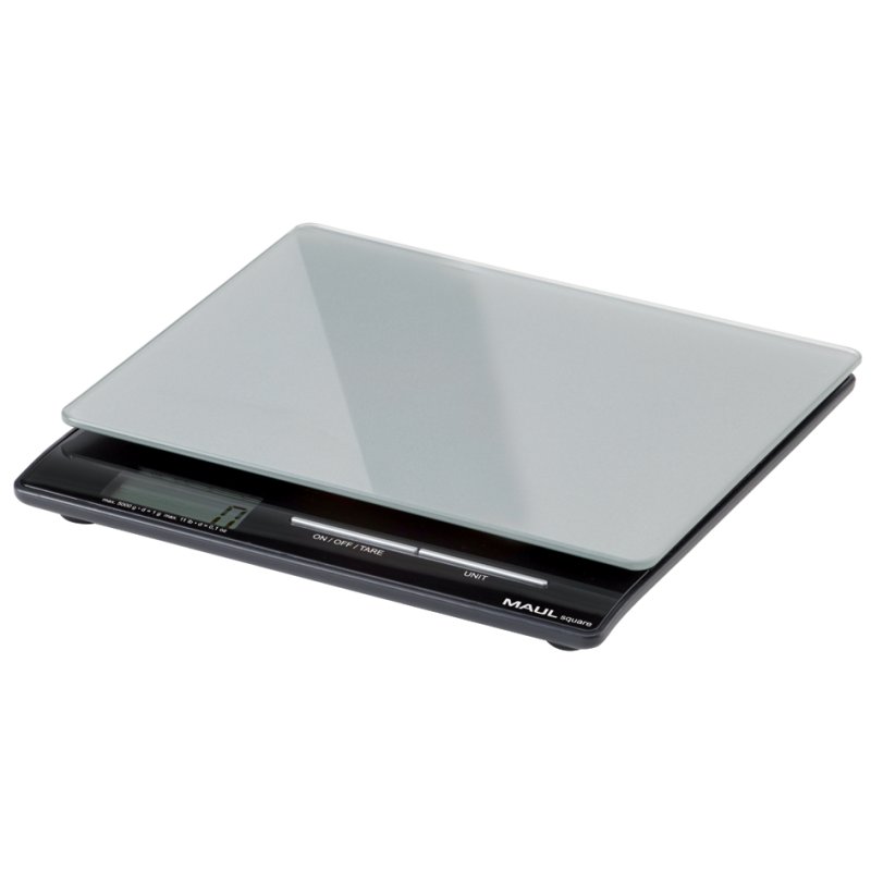 MAUL letter scale MAULsquare, silver