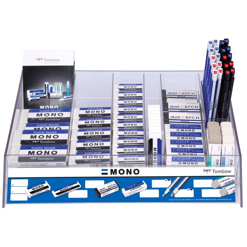 TOMBOW gommes MONO assortiment, 98 pièces display