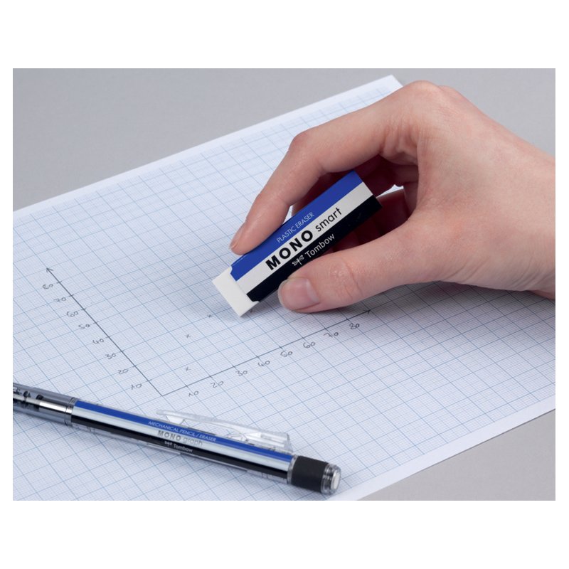 TOMBOW gum MONO smart, extra smal, wit, 5,5 mm breedte