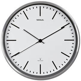 MAUL horloge mural radiopiloté MAULfly, blanc, diamètre 30 cm