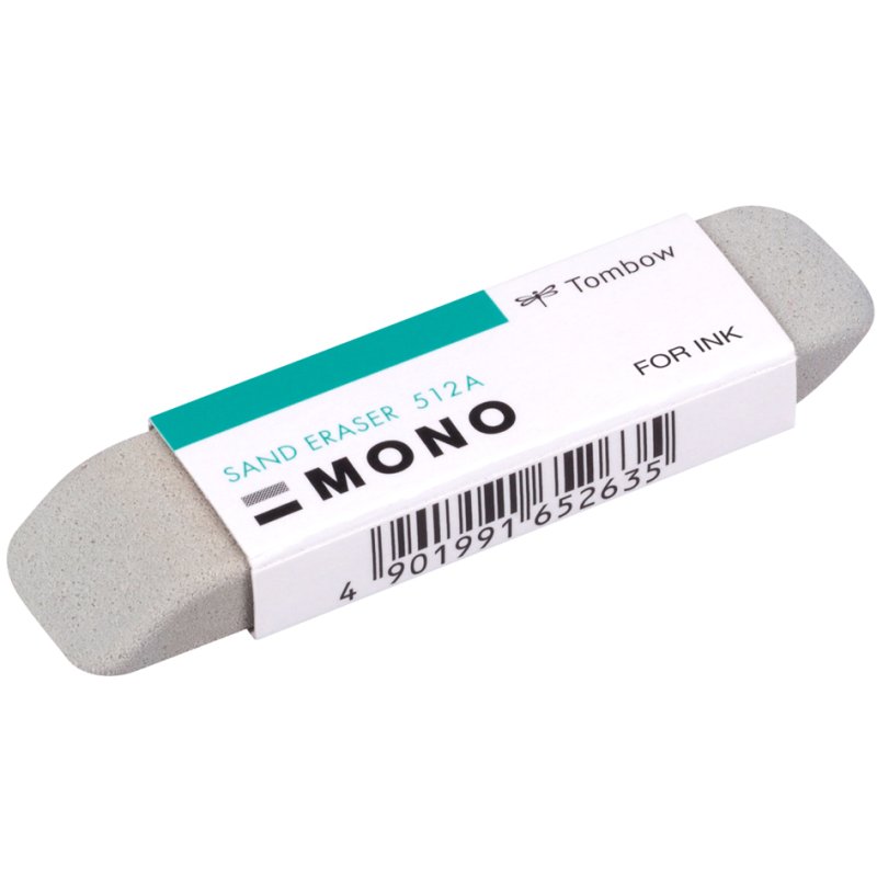 TOMBOW gum ES-512B, voor inkt, met zandpartikels, grijs