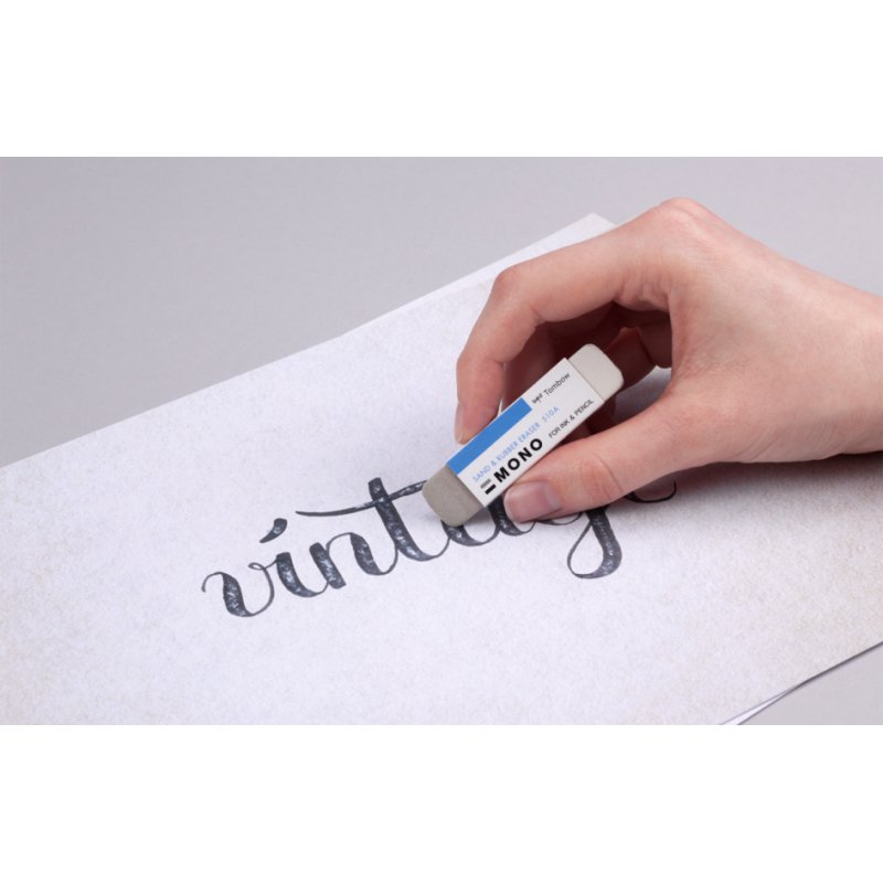 TOMBOW gum combinatie potlood en inkt, wit/grijs, 67×16×8 mm