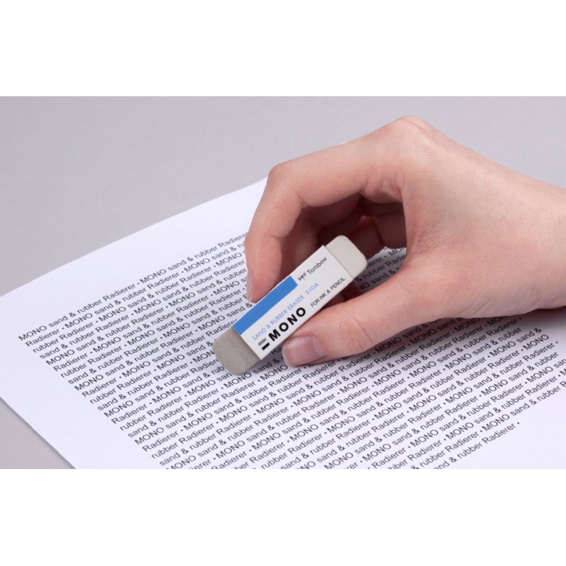 TOMBOW gum combinatie potlood en inkt, wit/grijs, 67×16×8 mm