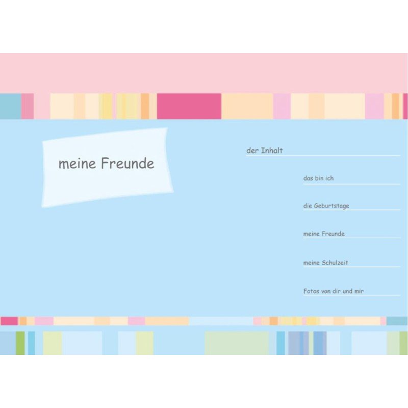 PAGNA friendship book Cute Foal, laminated cover