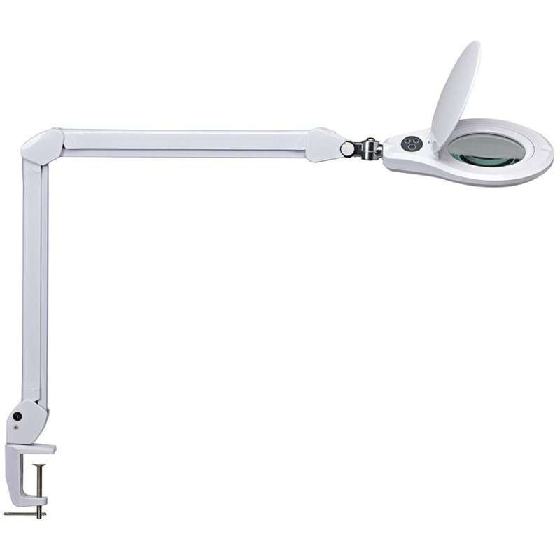 MAUL Lampe loupe LED MAULsource, dimmable, blanc, 11W
