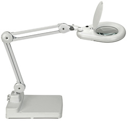 MAUL LED-loeplamp MAULviso, standvoet, wit, 6W