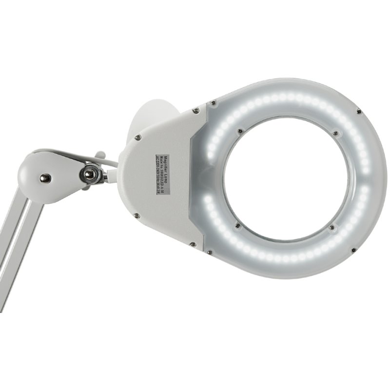 MAUL Lampe loupe LED MAULviso avec pied, noir, 6W, 935 lumens