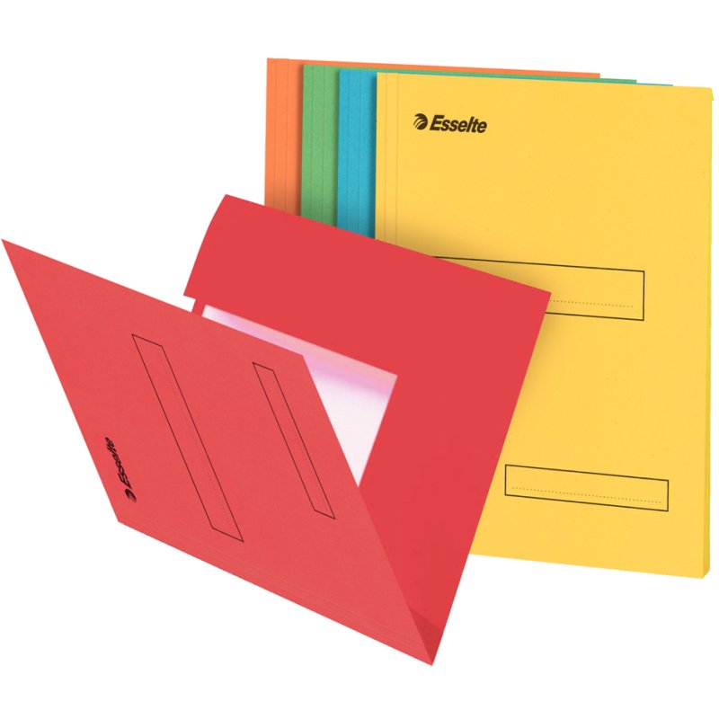 Esselte documentmappen A4, karton 160 g/m², blauw, 100 stuks