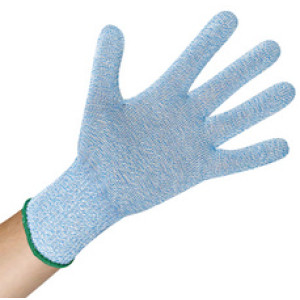 HYGOSTAR snijbestendige handschoen ALLFOOD, maat L, lichtblauw, levensmiddelenecht