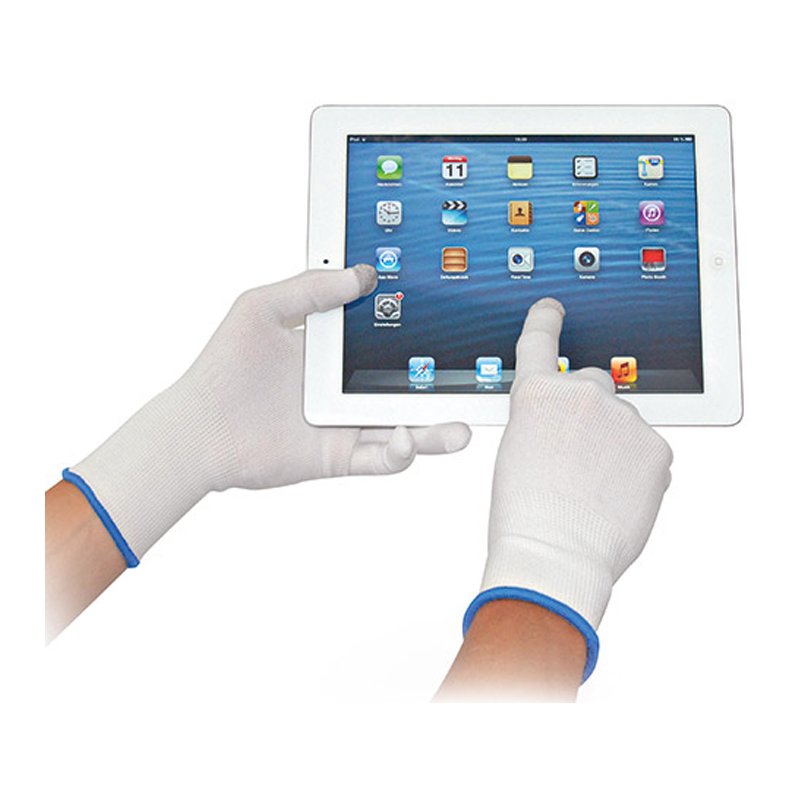 HYGOSTAR werkhandschoenen Ultra Flex Touch, touchscreen, maat M, wit