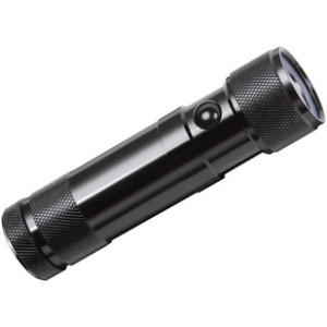 brennenstuhl LED zaklamp Eco LED Laser Light, met laserpointer, 8 LEDs, metalen behuizing