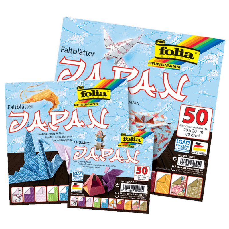 folia origamipapier Japan-design, 150×150 mm, 50 vel