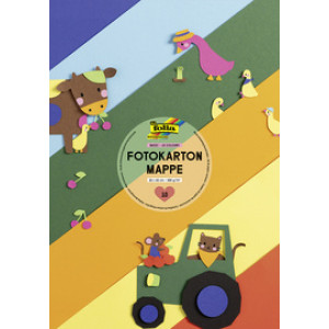 folia fotokarton, 220 × 320 mm, kleurgesorteerd, 10 vel