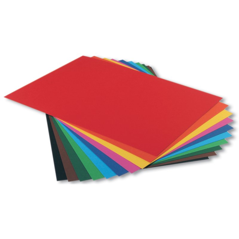 folia fotokarton, 220 × 320 mm, kleurgesorteerd, 10 vel