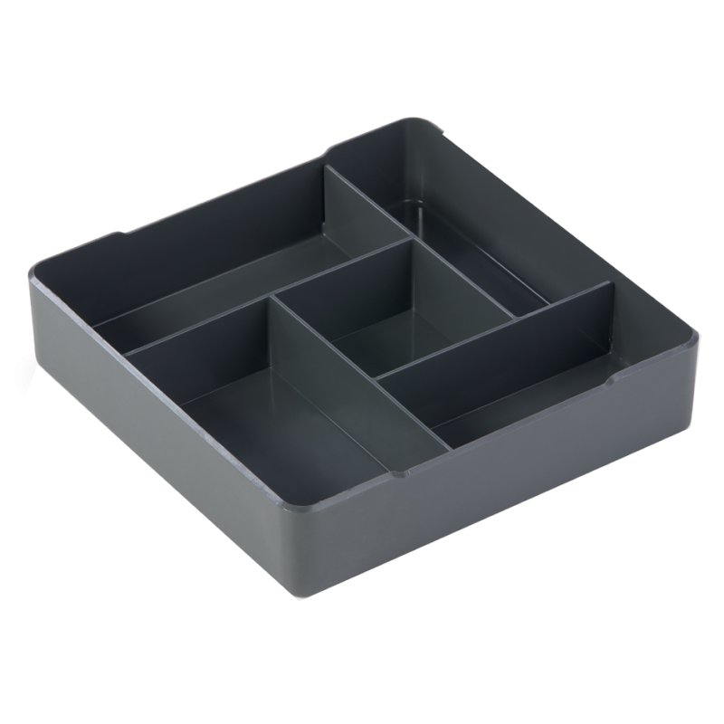 DURABLE Coffee Point serveerhouder, antraciet, kunststof, 210×210×48 mm, vakverdeling