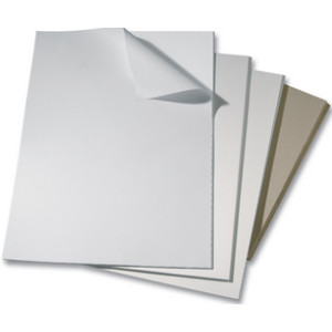 folia grijs karton, 400 × 500 mm, 2,5 mm, 5 vel
