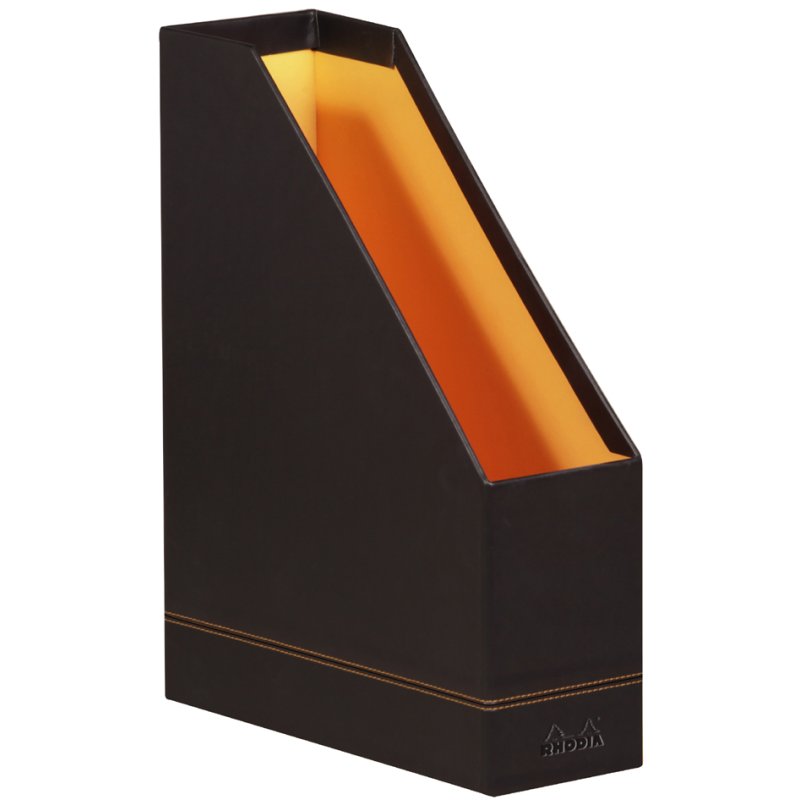 RHODIA bac à documents RHODIARAMA A4, vert sauge, cuir synthétique