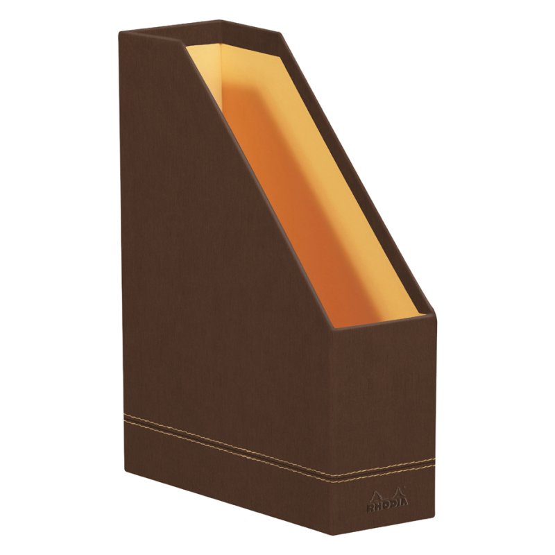 RHODIA bac à documents RHODIARAMA A4, vert sauge, cuir synthétique