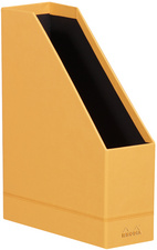 RHODIA ladeblok RHODIARAMA A4, oranje, Italiaans kunstleder