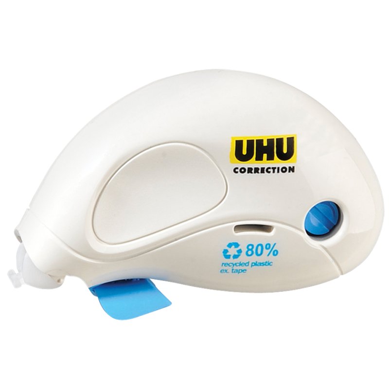 UHU correcteur CORRECTION ROLLE, blanc, 5 mm × 10 m