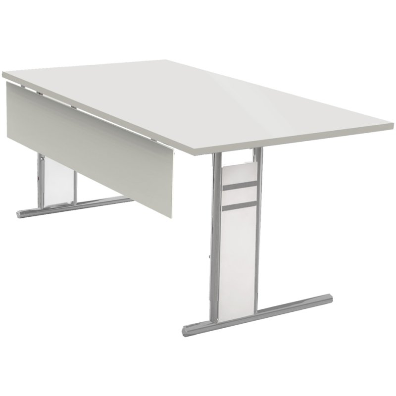 Kerkmann bureau Form 4, réglable en hauteur, 160×80 cm, blanc