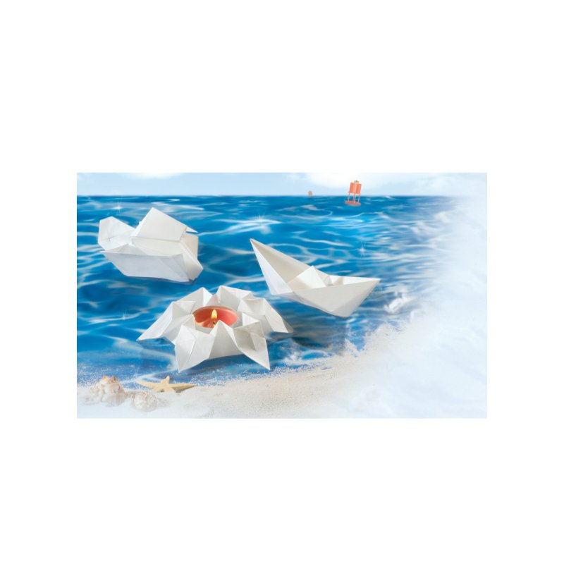 folia vouwpapier watervast, 20 × 20 cm, wit, 20 vel