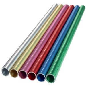 folia aluminium knutselfolie Sterretjes, dubbelzijdig, sterrenreliëf, 50 rollen