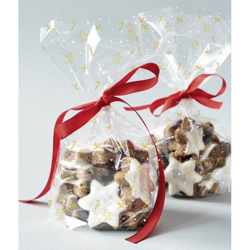 folia kerstbodembakjes, transparant, 115 x 190 mm, 10 stuks