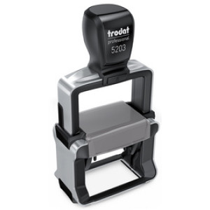trodat tekststempel Professioneel 4.0 5203, 5-regelig, zelfinkleurend, 41×24 mm