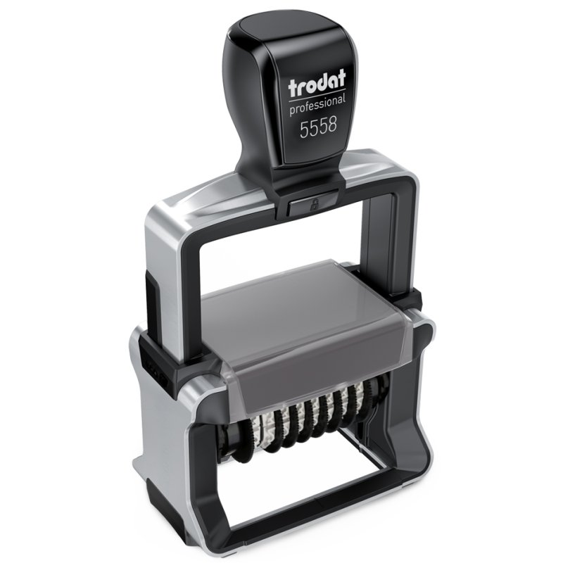 trodat numeriek stempel Professional 4.0, 8 cijfers, 4-zeilig, 56×33 mm