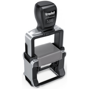 trodat tekststempel Professional 4.0, zesregelig, zelfinkleurend, 41×24 mm