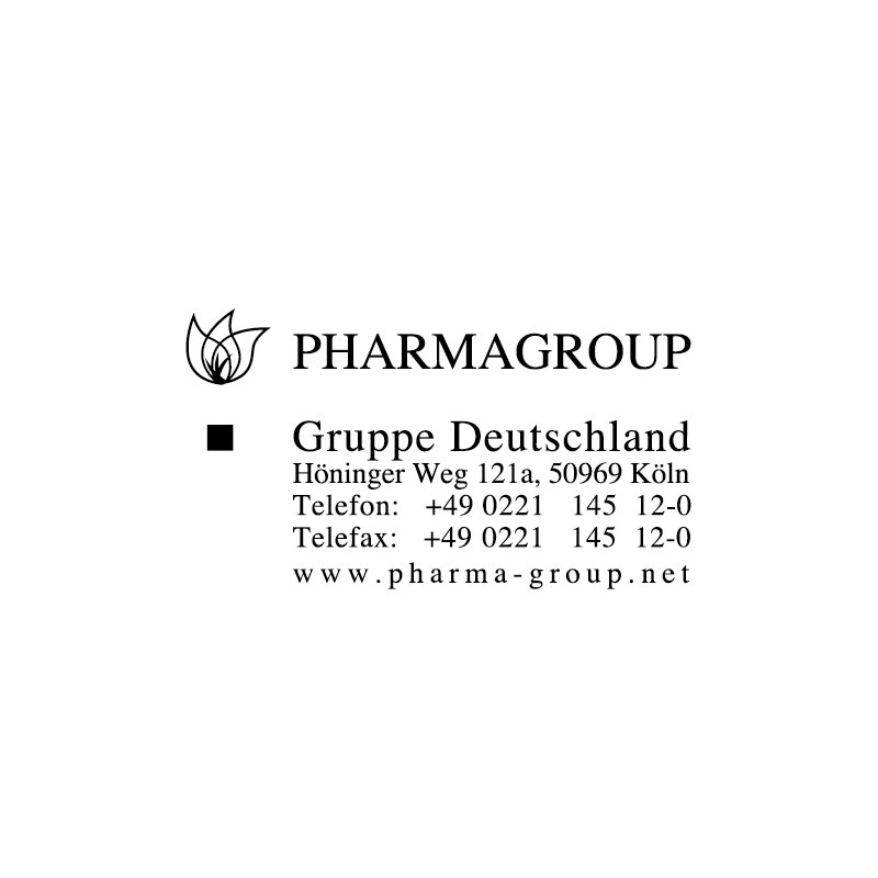 trodat tekststempel Professional 4.0, zesregelig, zelfinkleurend, 41×24 mm